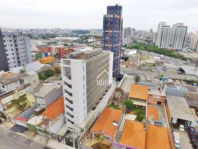 Apartamento com 2 dormitórios à venda, 37 m² por R$ 350.000,00 - Campestre - Santo André/SP