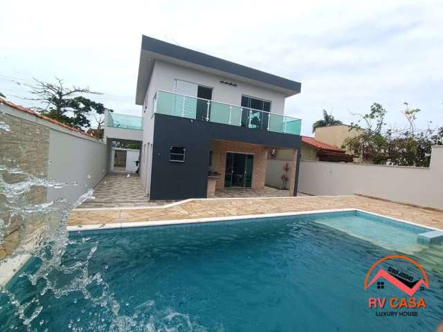 Casa de Alto Padrão na Praia dos Sonhos em Itanhaém-SP