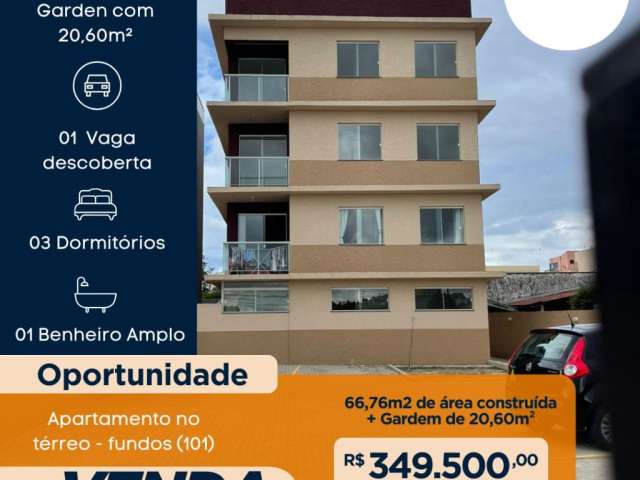 Apartamento térreo com garden! Excelente localização