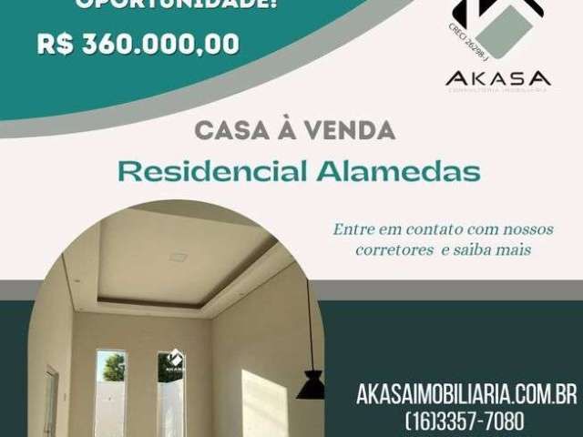 Casa para venda possui 90 metros quadrados com 2 quartos