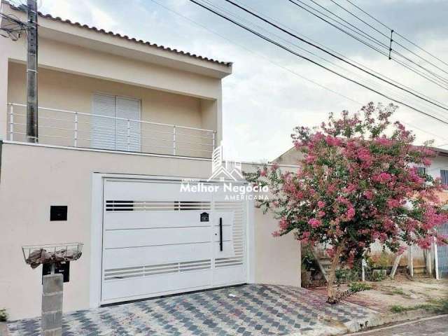 Casa Sobrado 4 Dormitórios sendo 1 suíte 197m2 no Parque Residencial Jaguari em Americana/ SP