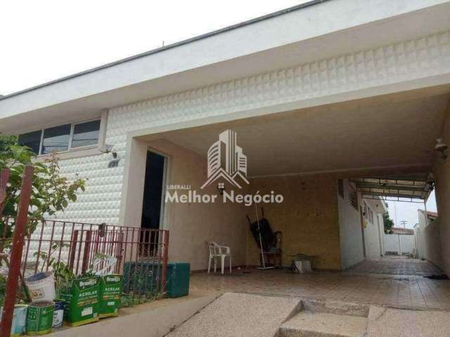 CÓD:3RCA4458 - Casa à venda com 4 dormitórios e 1 suíte, Vila Industrial, Campinas, SP - Excelente localização!!!