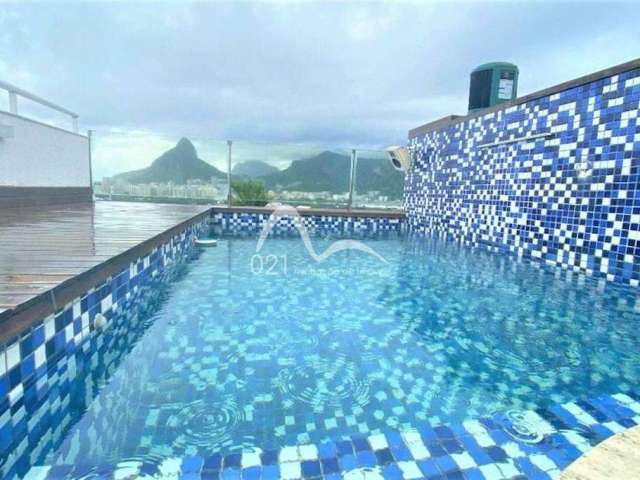 Cobertura à venda, 3 quartos, 1 suíte, 2 vagas, Lagoa - Rio de Janeiro/RJ