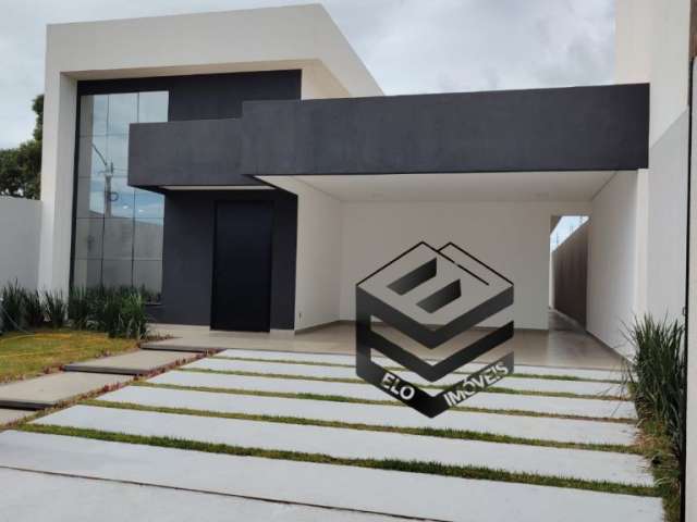 Linda casa de alto padrão lote de 400m² com 3 suítes churrasqueira Rua 2 26 de Setembro