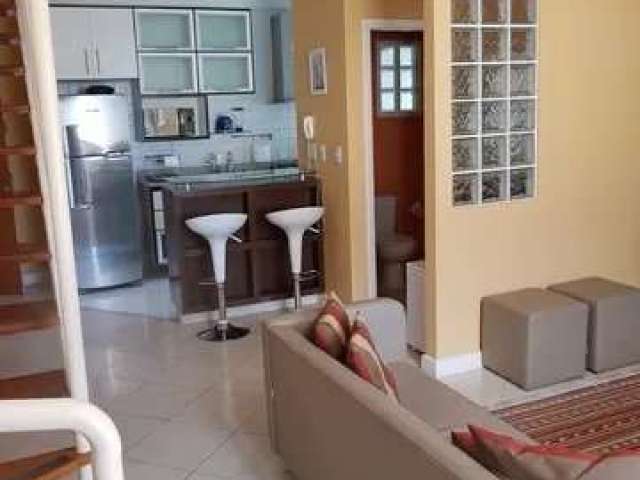 Apartamento duplex com 1 suíte e 2 vagas no Jardim Aquarius - Alugado