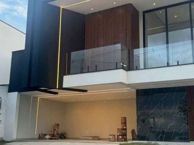 Linda casa nova 4 dormitórios 3 suítes Condominio Verana Sjc 2 vagas cobertas