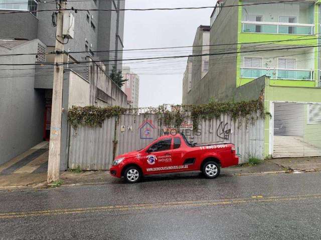 Terreno à venda, 378 m² por R$ 1.100.000,00 - Jardim - Santo André/SP