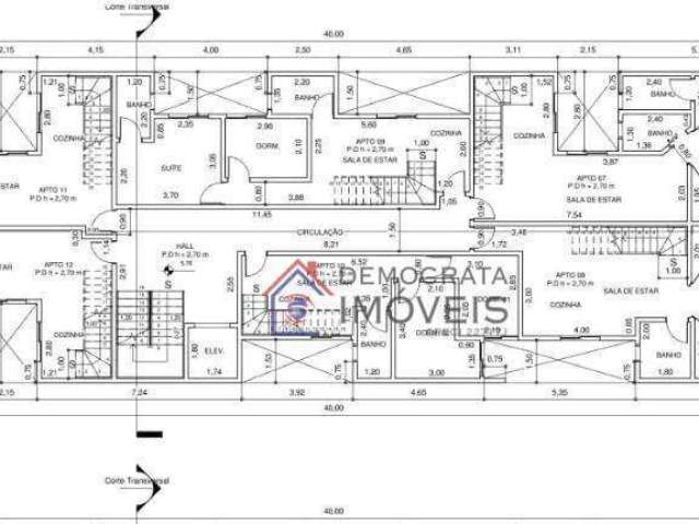 Cobertura com 2 dormitórios à venda, 95 m² por R$ 495.000,00 - Vila Valparaíso - Santo André/SP