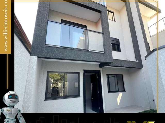 Casa com 3 quartos à venda na Rua Alcides Gonçalves da Rocha, Atuba, Curitiba, 134 m2 por R$ 932.000