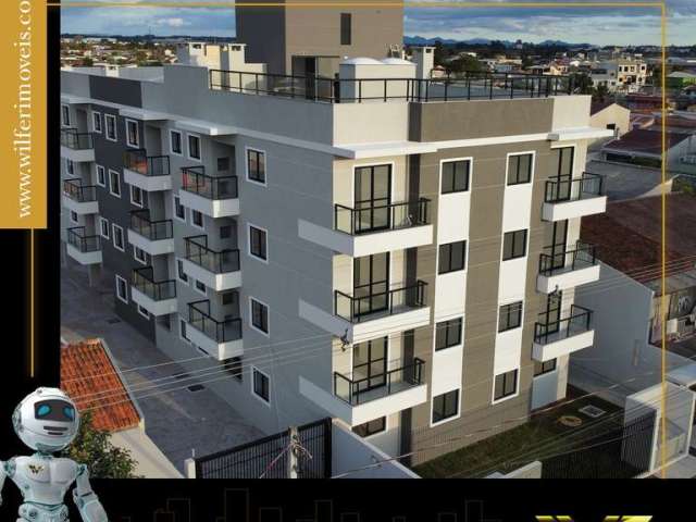 Apartamento com 2 quartos à venda na Rua Rio Piraquara, Weissópolis, Pinhais, 54 m2 por R$ 349.000