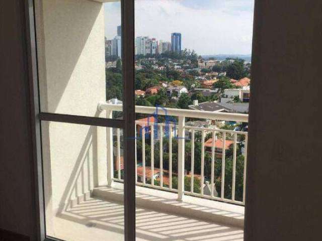 Apartamento com 1 dormitório, 50 m² - venda ou aluguel - Hit Alphaville