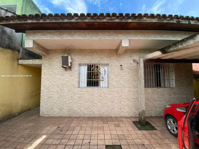 Casa para Venda em Guarujá, Vila Áurea (Vicente de Carvalho), 3 dormitórios, 1 banheiro, 2 vagas