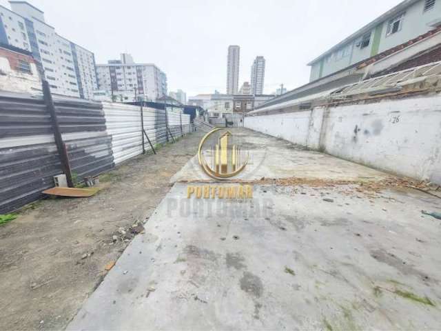 Terreno comercial para alugar na Rua Carlos Gomes, 122, Campo Grande, Santos por R$ 3.500