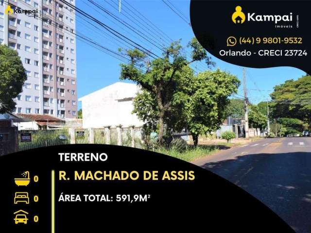 Terreno comercial para alugar na Rua Machado de Assis, 259, Zona 06, Maringá por R$ 2.500