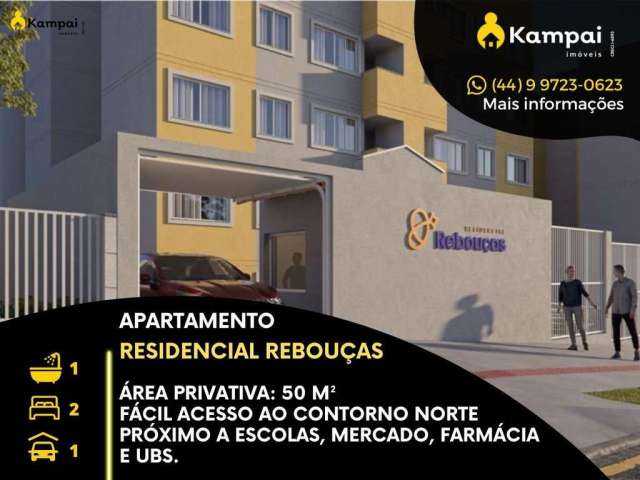 Apartamento com 2 quartos à venda na Rua Pioneiro Salvador Kessa, 1191, Jardim Rebouças, Maringá, 51 m2 por R$ 239.000