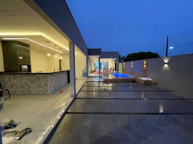 Casa 3 quartos e piscina perto da praia Grajaú