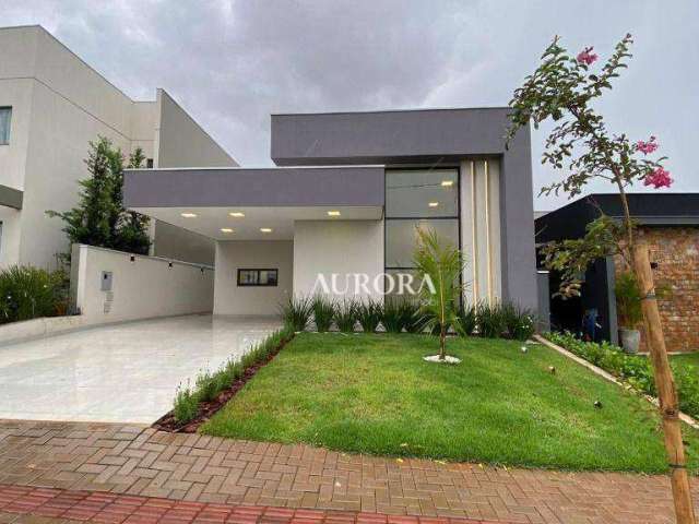 Casa no condomínio Tangará - Parque Tauá com 3 dormitórios à venda, 150 m² por R$ 970.000 - Jardim Morumbi - Londrina/PR