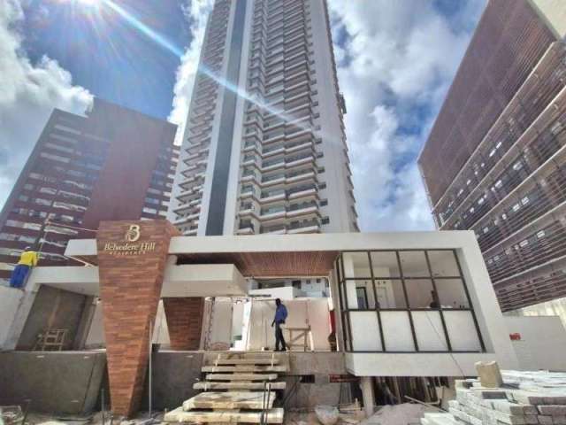 Apartamento 4/4 suites com 210 m² novo no Caminho das Árvores na Mansão Belvedere Hill região da Pituba Aquarius em Salvador