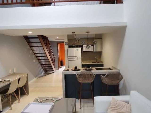 Apartamento no Pestana Lodge Residencie, com 1/4 medindo 77 m², mobiliado, venda na melhor localização do Rio Vermelho em Salvador