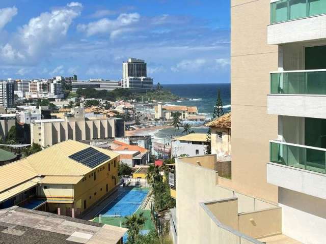 Apartamento novo mobiliado, nascente, andar baixo medindo 47 m² com 1/4 dormitorio, varanda no Reidencial Miro venda Rio Vermelho em Salvador