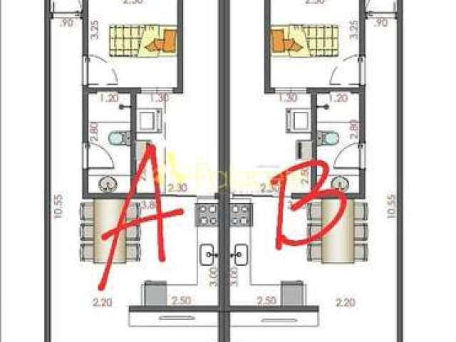 Casa à venda 2 Quartos, 1 Suite, 1 Vaga, 125M², Residencial San Marino, Taubaté - SP