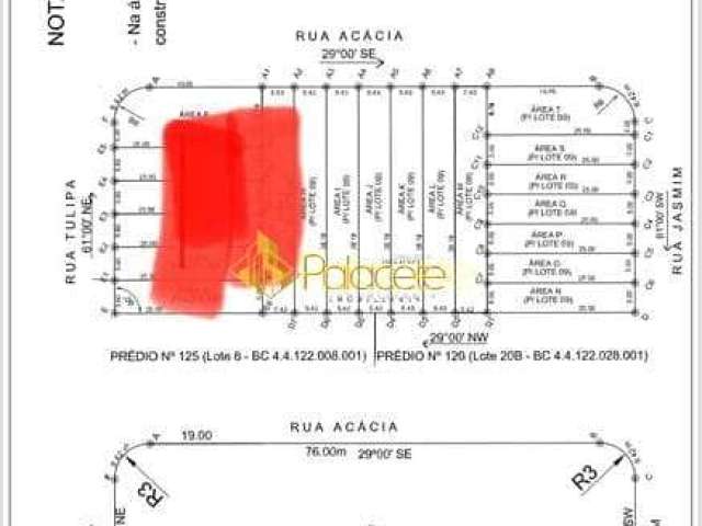 Terreno à venda 125M², Piracangaguá (Chácara Flórida), Taubaté - SP