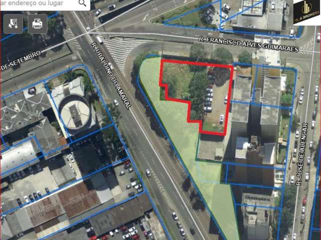 Terreno para Venda no bairro Cristo Rei em Curitiba, 1110 m² de área total, 1110 m² privativos,