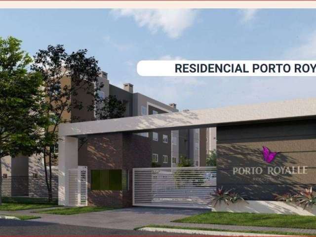 Apartamento para Venda no bairro Costeira em Araucária, 2 quartos, 1 vaga, Sem Mobília, 44 m² de área total, 44 m² privativos,