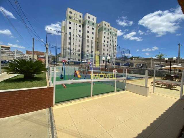 Apartamento no Residencial Cidadela, 2/4 sendo 1 suíte, 9º andar com elevador, área de lazer, Bairr