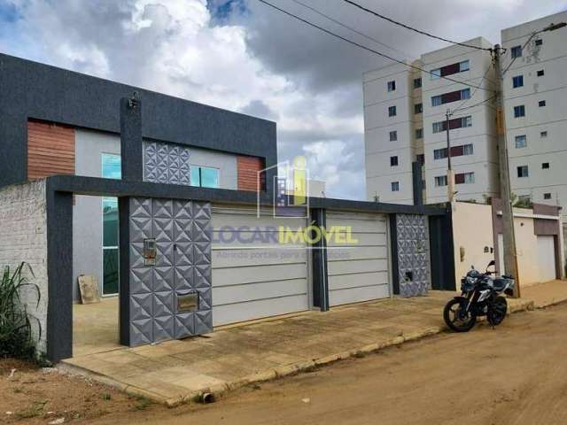 Casa averbada, nova de 3 quartos sendo 1 suíte co closet  com corredor lateral no Bairro Candeias e