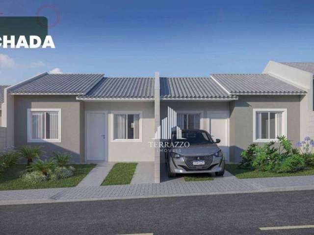 Casa com 2 dormitórios à venda, 42 m² por R$ 241.000,00 - Estados - Fazenda Rio Grande/PR