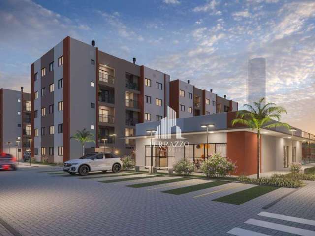 Apartamento com 2 dormitórios à venda, 44 m² por R$ 269.900,00 - Atuba - Pinhais/PR