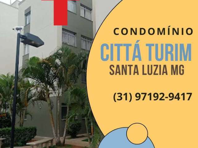 Condomínio Cittá Turim, Apartamento de 2 Quartos no Bairro Liberdade, Santa