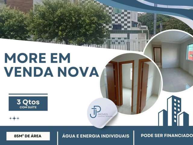 Apartamento 3 Quartos com Suíte – 85m² em Venda Nova, Belo Horizonte