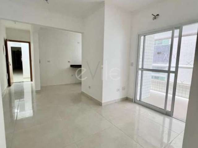 Apartamento com 1 quarto à venda na Rua Jornalista Assis Chateaubriand, 74, Vila Caiçara, Praia Grande, 50 m2 por R$ 325.000