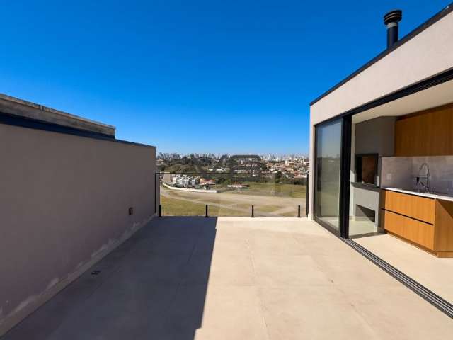 Casa moderna recém entregue no condomínio Vista Batel no bairro Campo Comprido.  Cozinha e área de serviço já mobiliados,