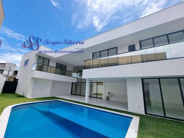 Luxuosa casa alto padrão no Alphaville Fortaleza com 5 suítes