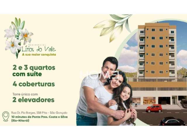 Apartamento à venda, 66 m² por R$ 299.000,00 - Covanca - São Gonçalo/RJ