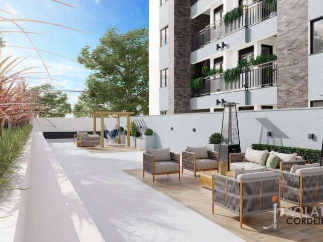 Apartamento com 2 dormitórios à venda, 48 m² por R$ 385.000,00 - Bairro Alto - Curitiba/PR