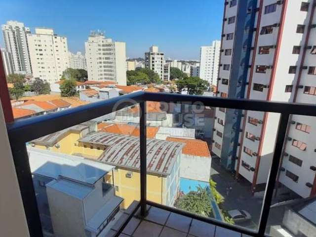 Apartamento na Pça Sta. Rita, 1 dormitório , varanda e 1 vaga em Mirandópolis