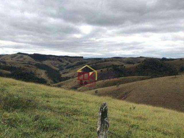 Terreno à venda, 193600 m² por R$ 640.000 - Zona Rural - Cunha/SP