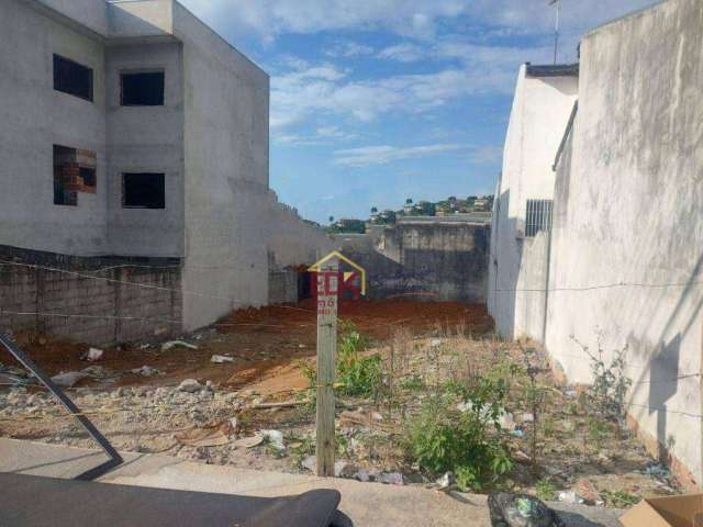 Terreno à venda, 250 m² por R$ 260.000,00 - Residencial Estoril - Taubaté/SP