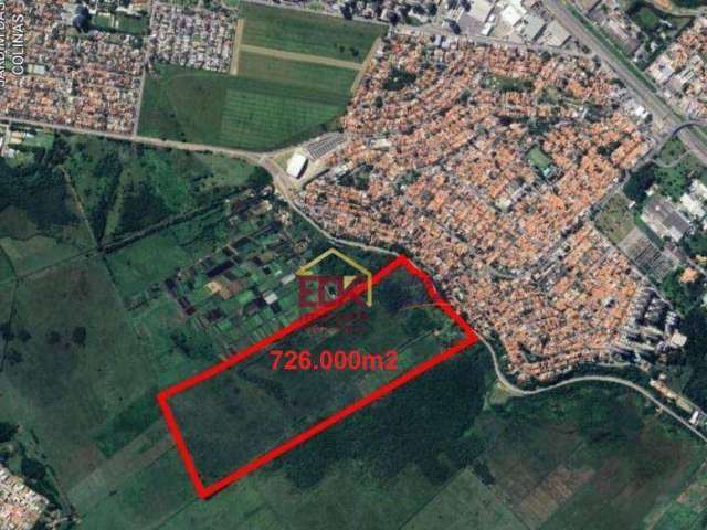 Área à venda, 726000 m² por R$ 12.000.000,00 - Jardim das Indústrias - São José dos Campos/SP