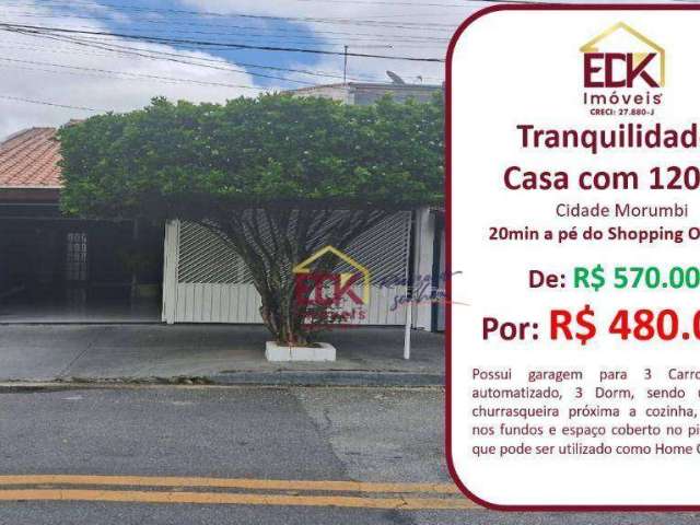 Casa com 3 dormitórios à venda, 120 m² por R$ 480.000,00 - Cidade Morumbi - São José dos Campos/SP