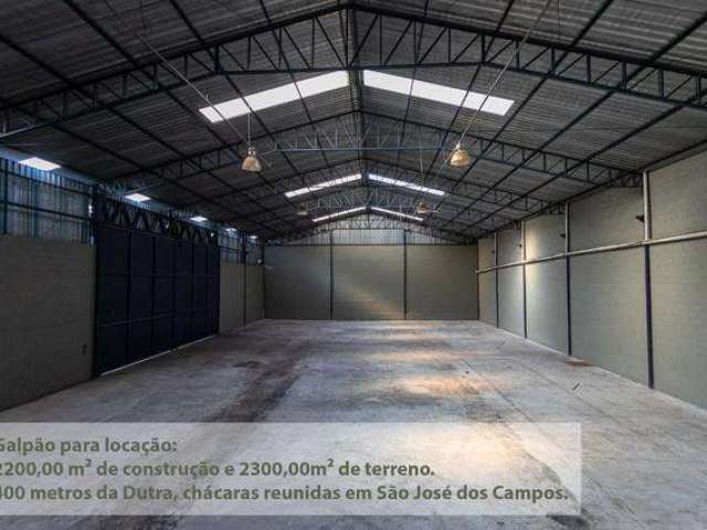 Galpão à venda, 2200 m² por R$ 5.000.000,00 - Chácaras Reunidas - São José dos Campos/SP