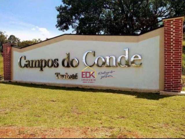 Terreno à venda, 630 m² por R$ 270.000,00 - Campos do Conde Taubaté - Taubaté/SP