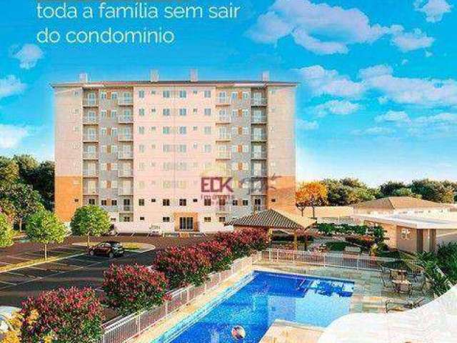 Apartamento com 2 dormitórios à venda, 52 m² por R$ 185.000 - Roma - Volta Redonda/RJ