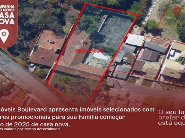 Terreno com potencial construtivo de até 11 sobrados, à venda, 2071 m² por R$ 2.425.000 - Uberaba - Curitiba/PR