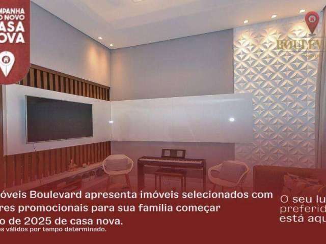 Casa mobiliada no Paraíso das Flores, com 3 dormitórios à venda, 295 m² por R$ 1.871.500 - Santa Quitéria - Curitiba/PR