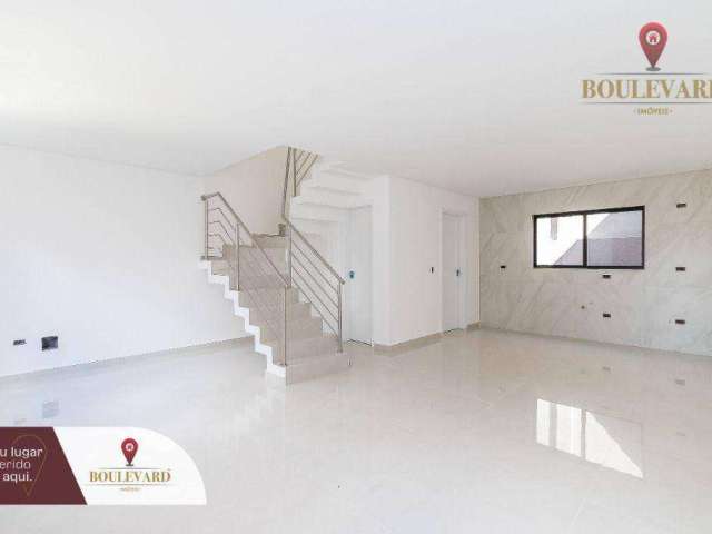 Sobrado novo, interno com 3 dormitórios à venda, 91 m² por R$ 530.000 - Santa Cândida - Curitiba/PR